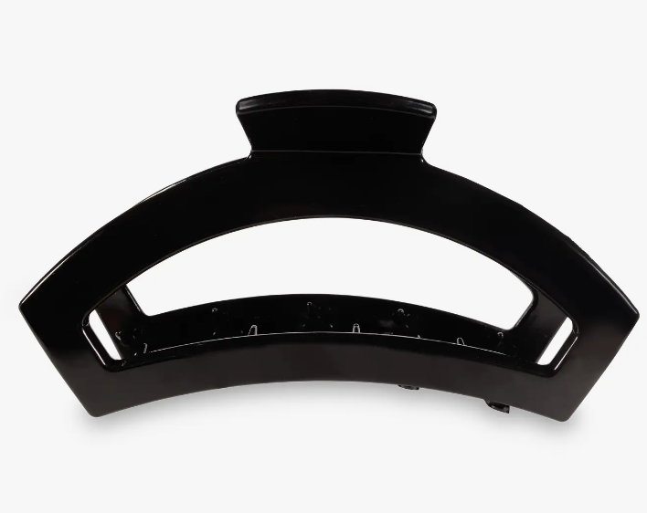 TELETIES OPEN JET BLACK HAIR CLIP