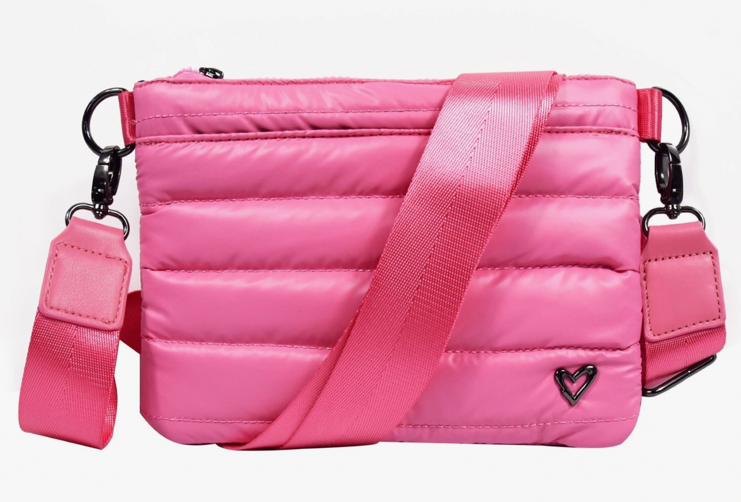 preneLOVE DELTA PUFFER BELT CROSSBODY BAG