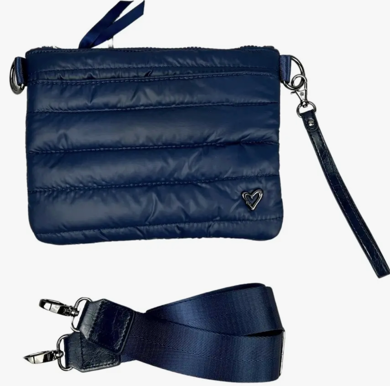 preneLOVE DELTA PUFFER BELT CROSSBODY BAG