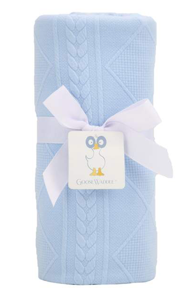 GOOSEWADDLE KNIT BLANKET