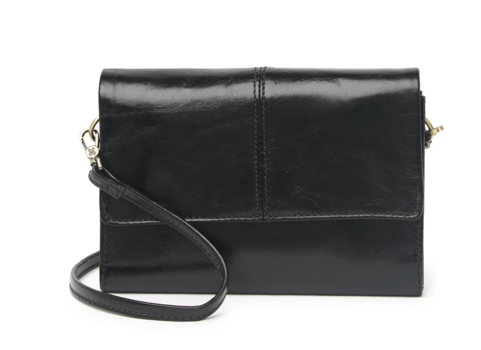 HOBO JETTY CONVERTIBLE LEATHER SHOULDER BAG