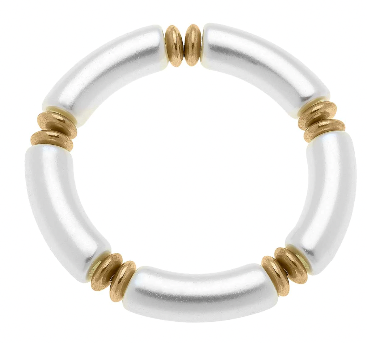 LELANI RESIN DISC STRETCH BRACELET