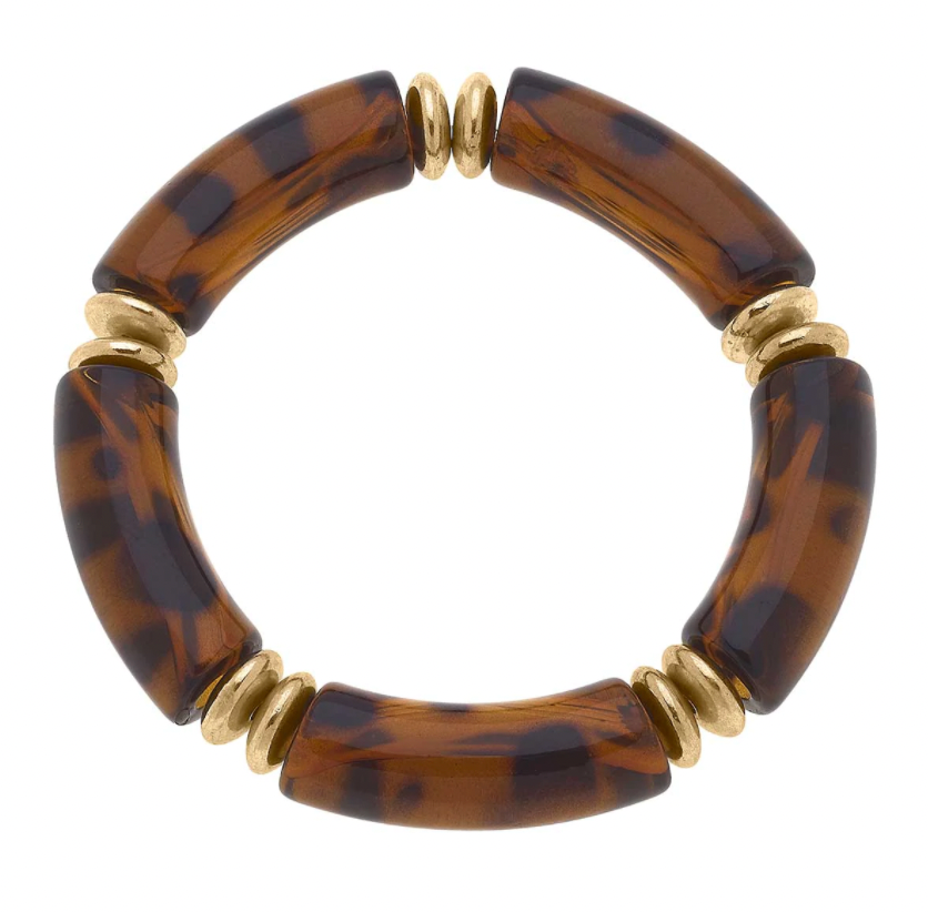 LELANI RESIN DISC STRETCH BRACELET