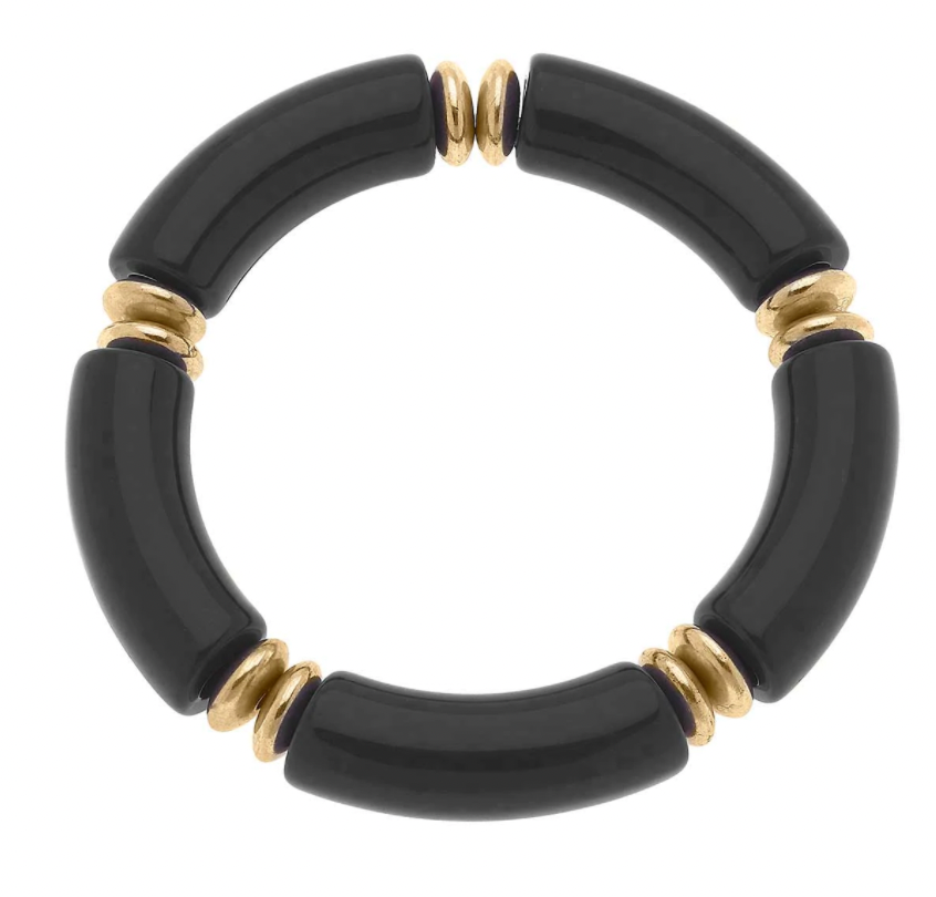 LELANI RESIN DISC STRETCH BRACELET