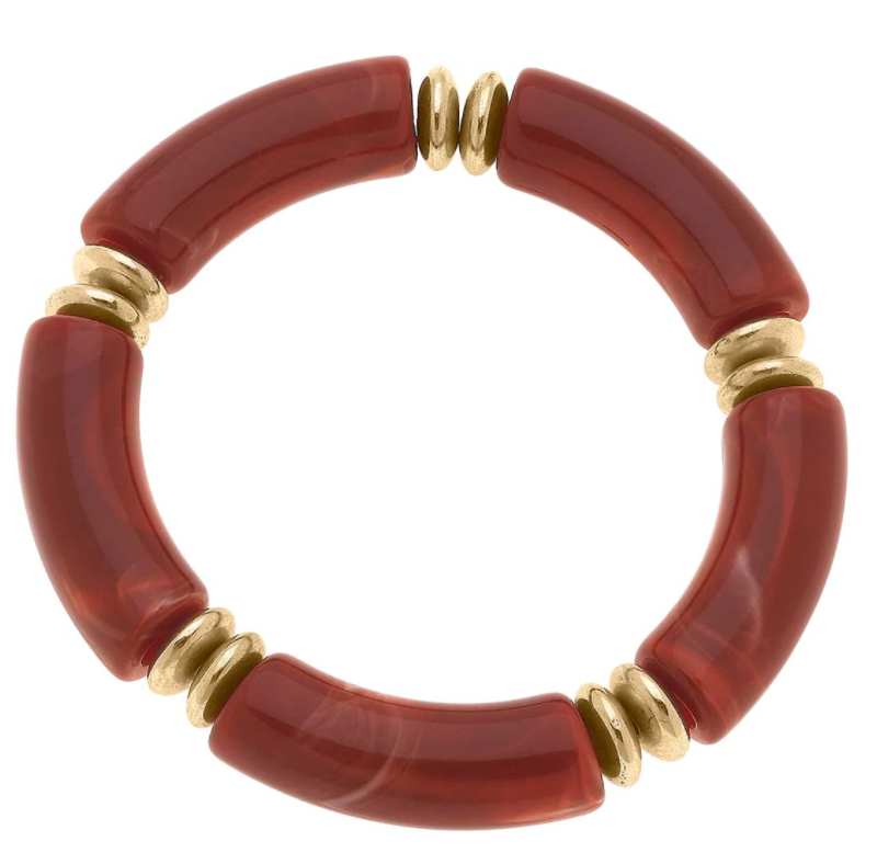LELANI RESIN DISC STRETCH BRACELET