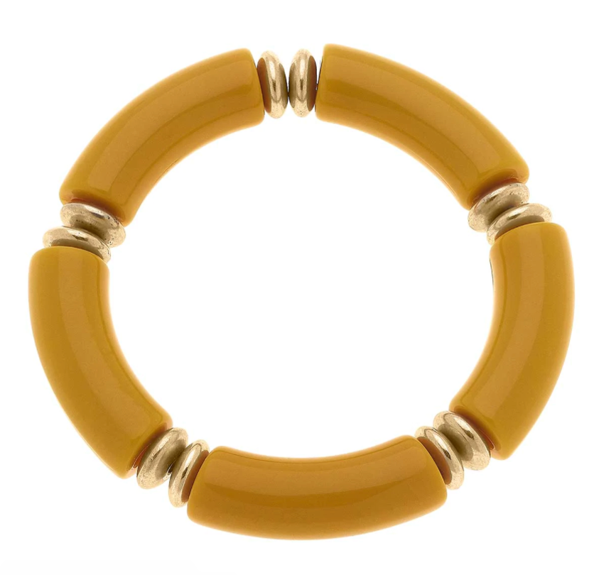 LELANI RESIN DISC STRETCH BRACELET
