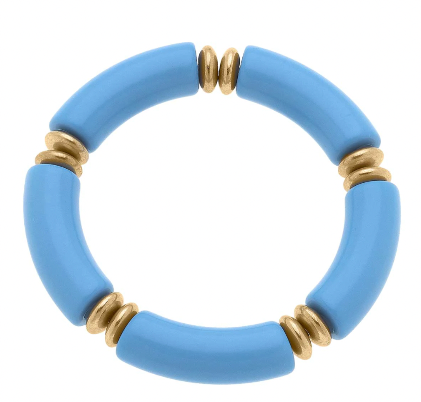 LELANI RESIN DISC STRETCH BRACELET
