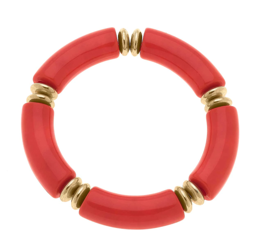 LELANI RESIN DISC STRETCH BRACELET