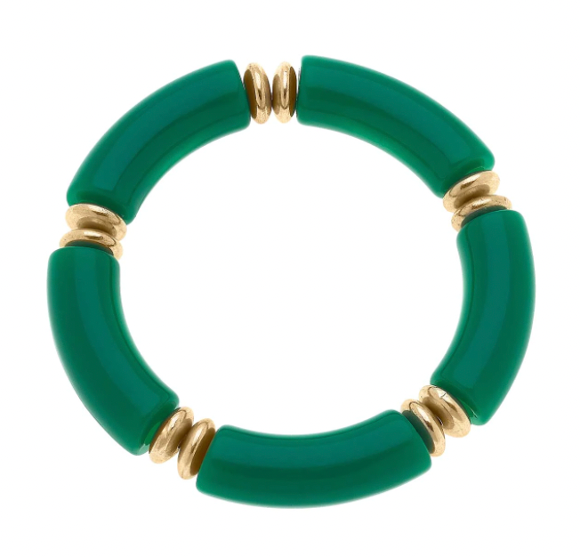 LELANI RESIN DISC STRETCH BRACELET