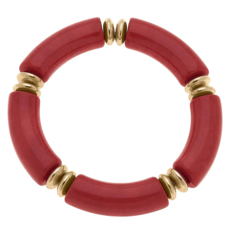 LELANI RESIN DISC STRETCH BRACELET