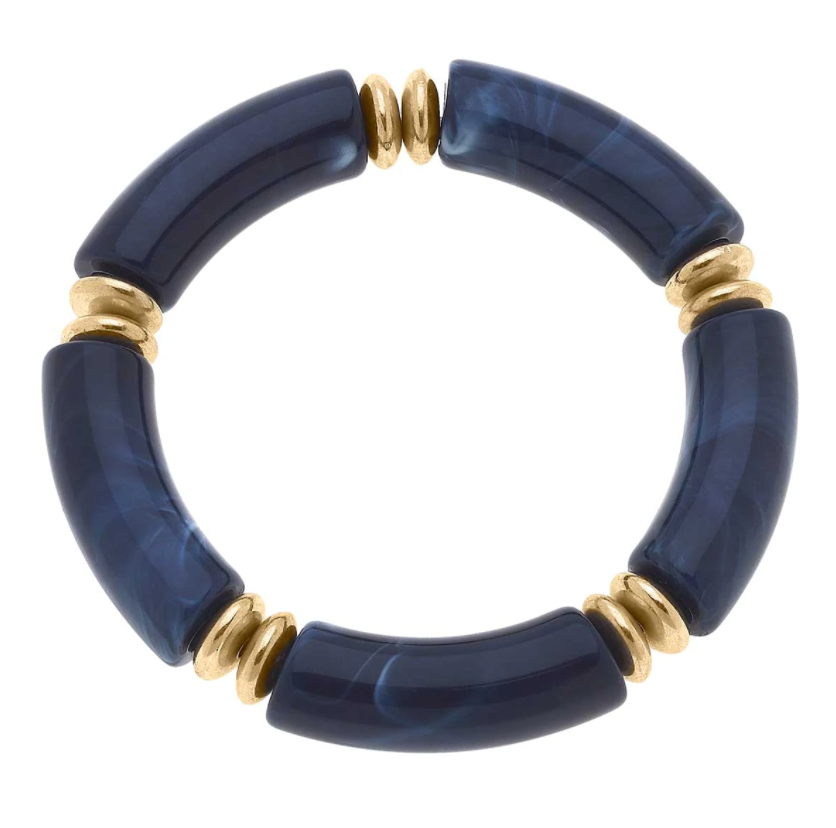 LELANI RESIN DISC STRETCH BRACELET