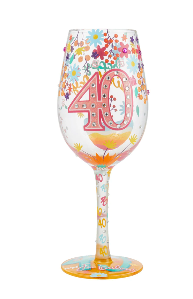 LOLITA BIRTHDAY WINE GLASSES