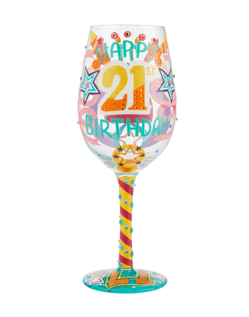 LOLITA BIRTHDAY WINE GLASSES