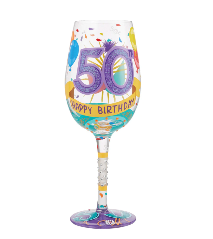 LOLITA BIRTHDAY WINE GLASSES