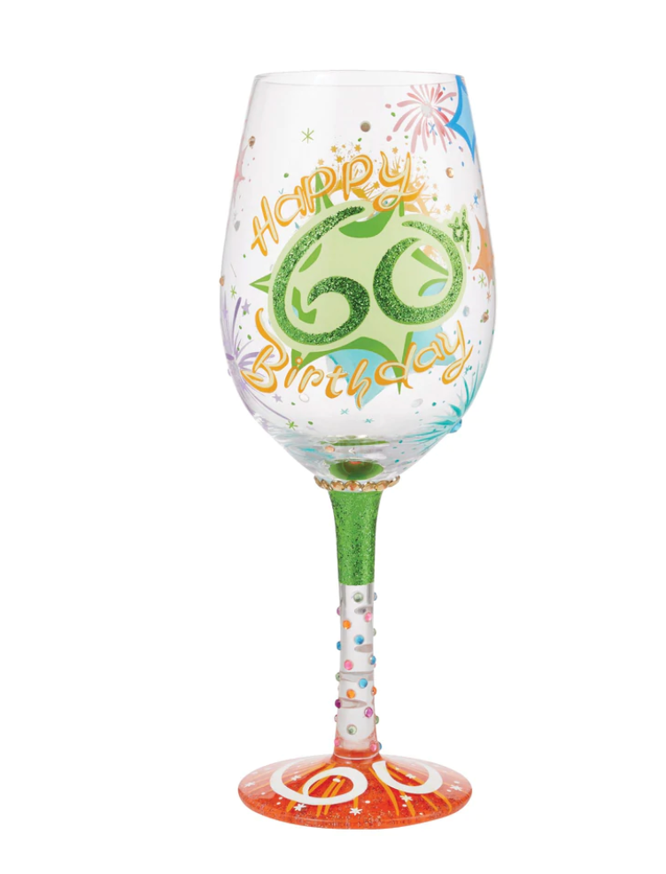 LOLITA BIRTHDAY WINE GLASSES