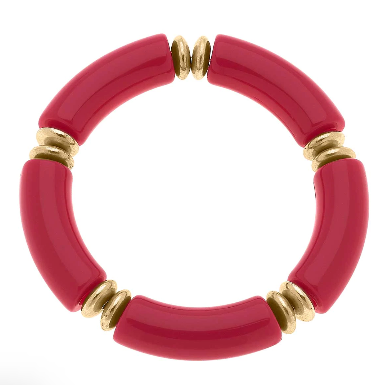 LELANI RESIN DISC STRETCH BRACELET