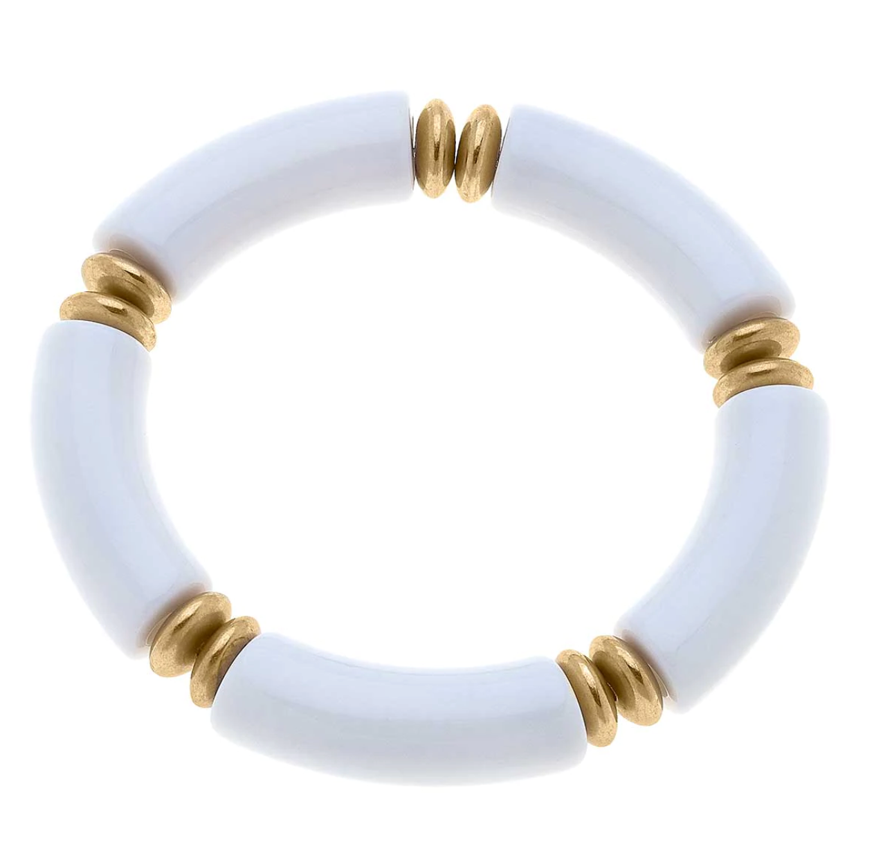 LELANI RESIN DISC STRETCH BRACELET