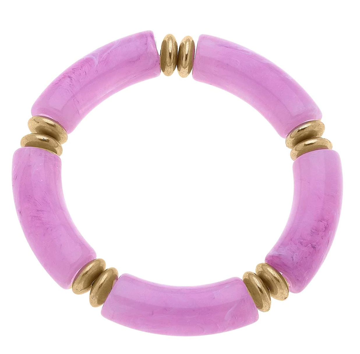 LELANI RESIN DISC STRETCH BRACELET