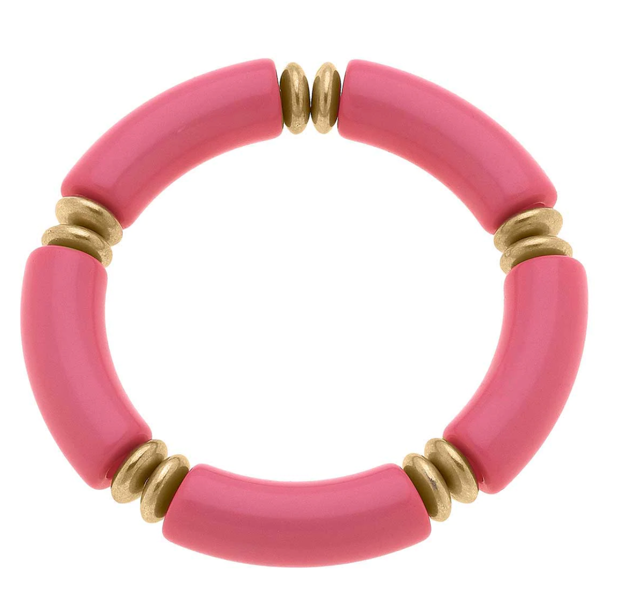 LELANI RESIN DISC STRETCH BRACELET