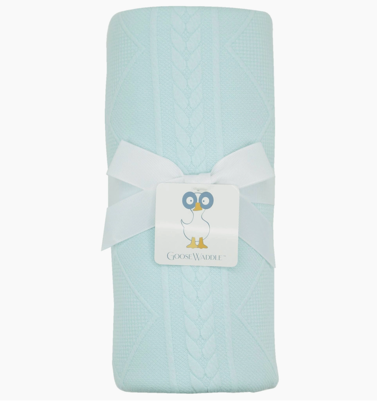 GOOSEWADDLE KNIT BLANKET