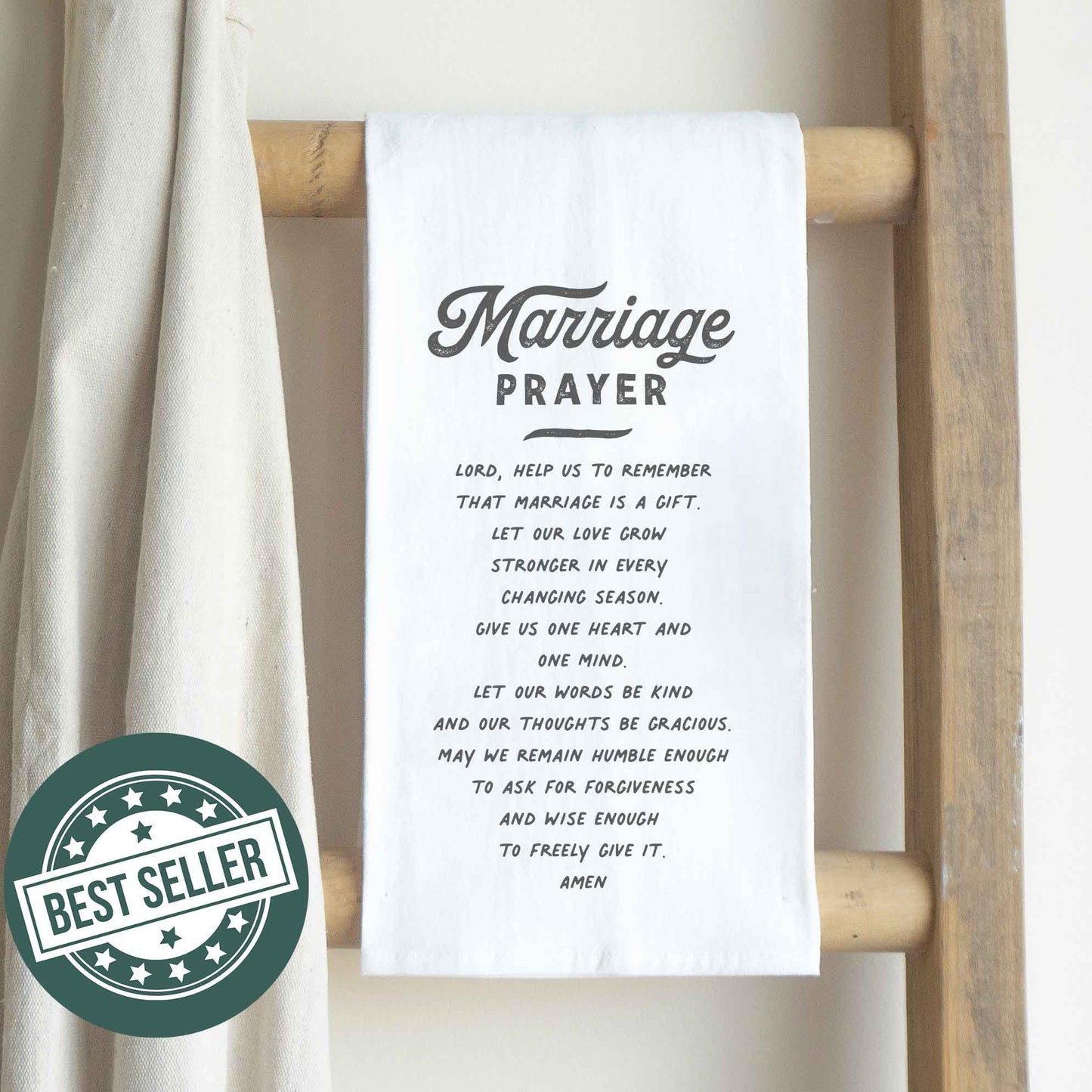 WEDDING PRAYER TEA TOWEL