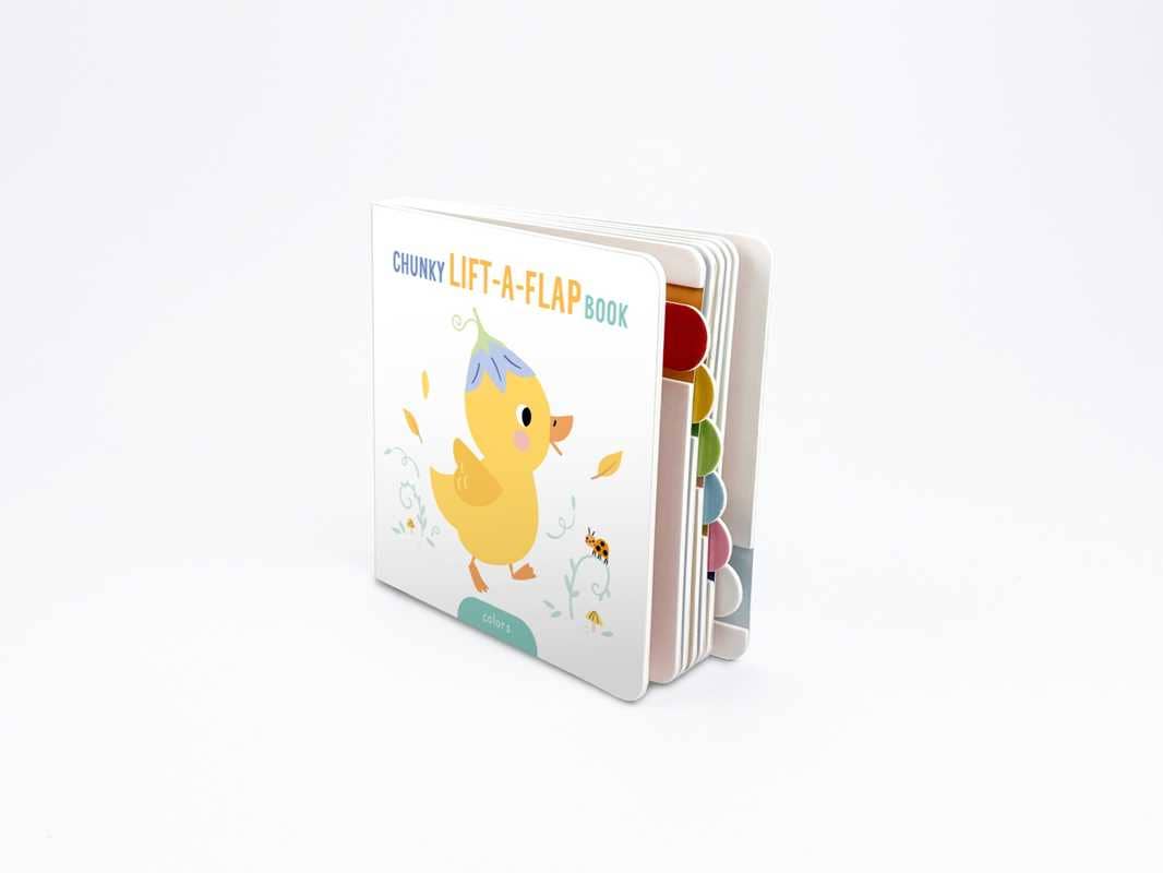 CHUNKY LIFT-A-FLAP BOOK - COLORS BY LITTLE GENIUS BOOKS