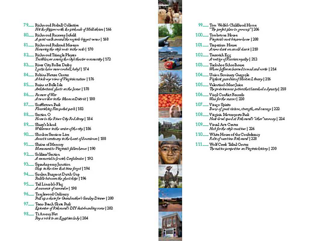 111 PLACES IN RICHMOND THAT YOU MUST NOT MISS