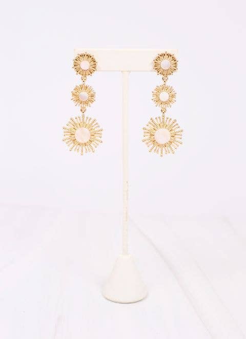 Margareta Sunburst Earring GOLD