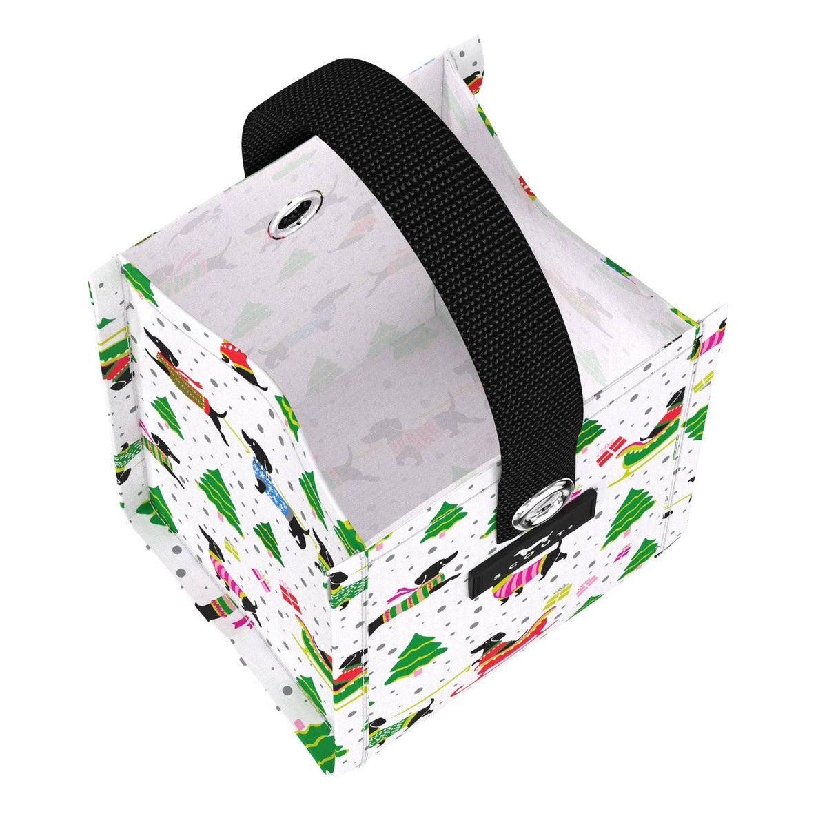 GIFT BAG SQUARE X-SMALL WEENIE WONDERLAND