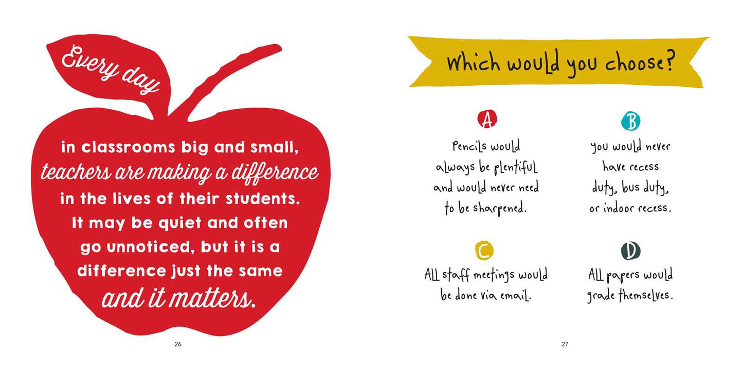 WHAT IT MEANS TO BE A TEACHER