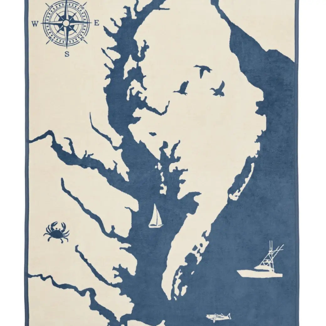 CHAPPY WRAP CHESAPEAKE BAY BLANKET