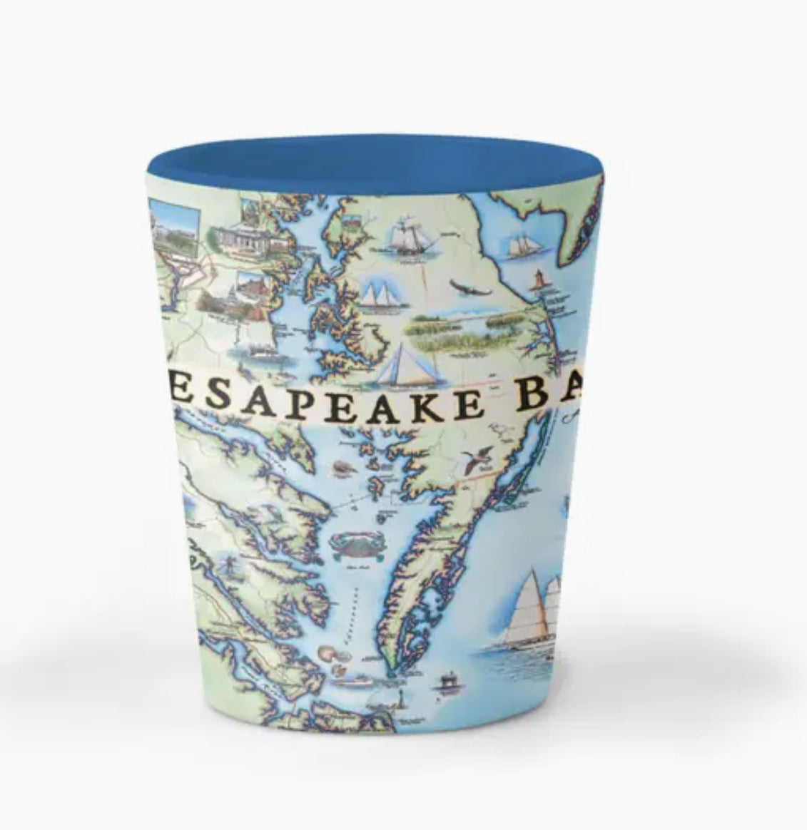 CHESAPEAKE BAY SHOT GLASS