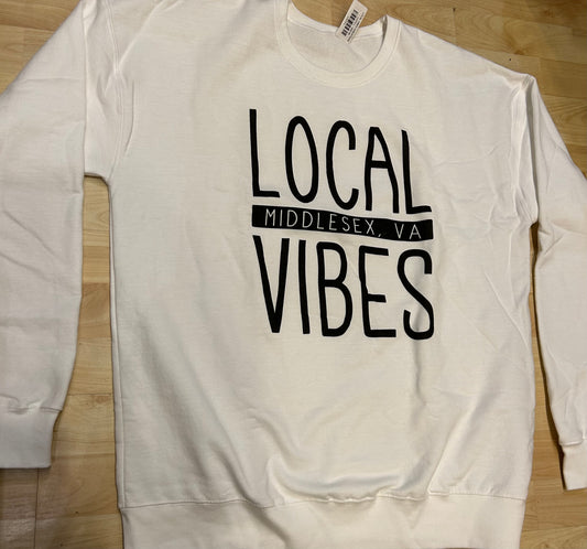 LOCAL VIBES "middlesex va"SWEATSHIRT