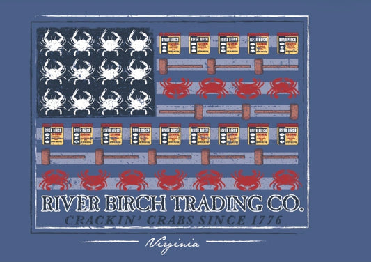 RIVER BIRCH USA FLAG SHORT SLEEVE SHIRT