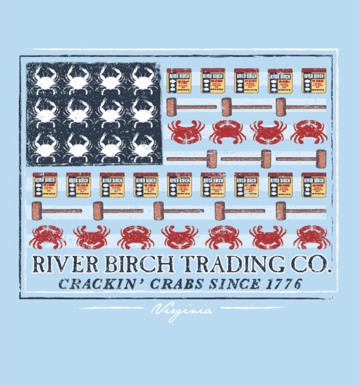 RIVER BIRCH USA FLAG SHORT SLEEVE SHIRT