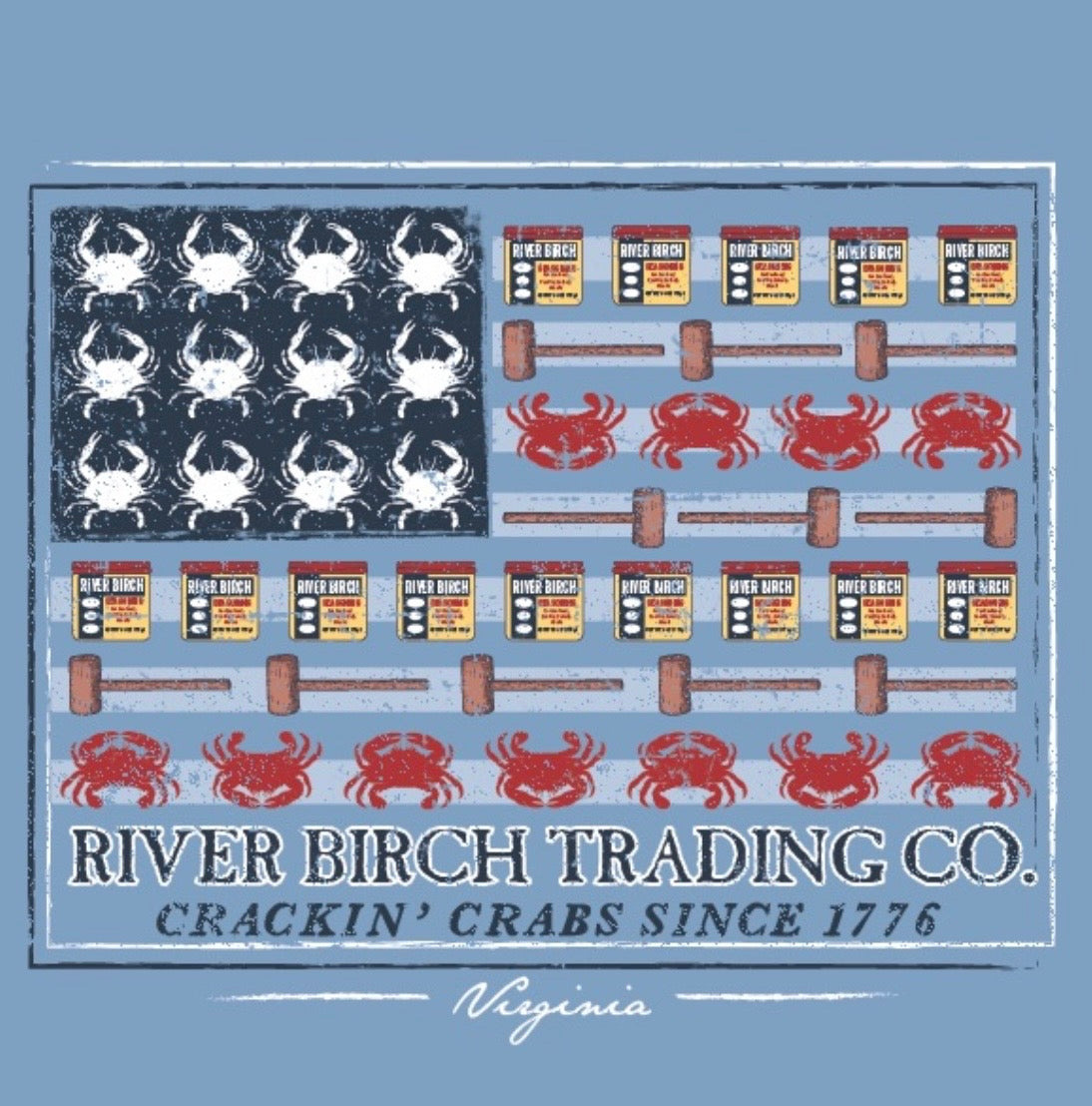 RIVER BIRCH USA FLAG SHORT SLEEVE SHIRT