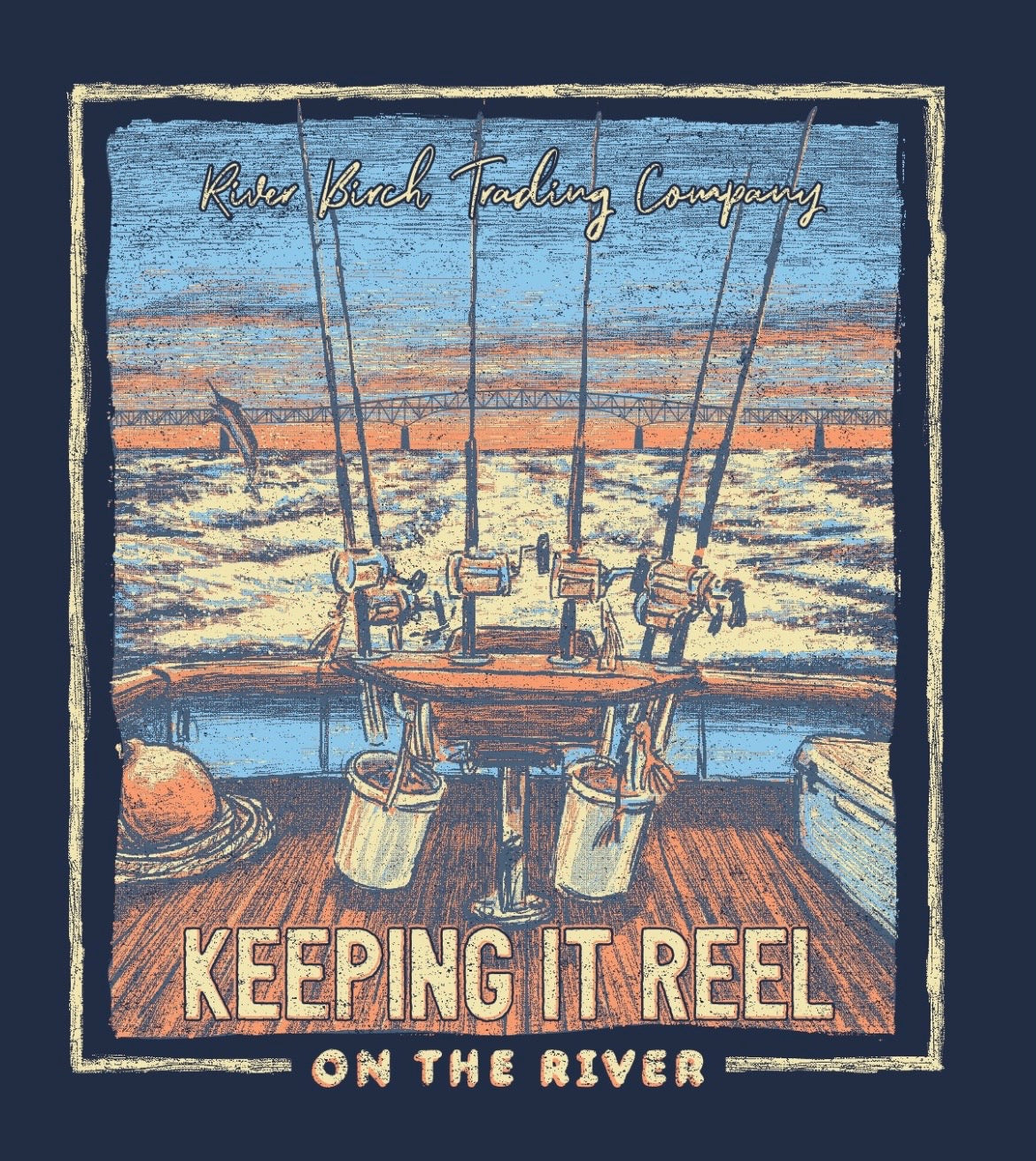 RIVER BIRCH KEEPIN IT REEL SHORT SLEEVE