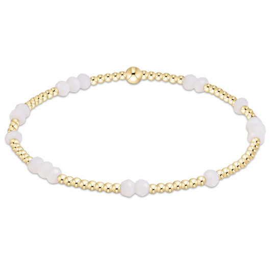 ENEWTON GAMEDAY FLIRTY HOPE UNWRITTEN BRACELET WHITE