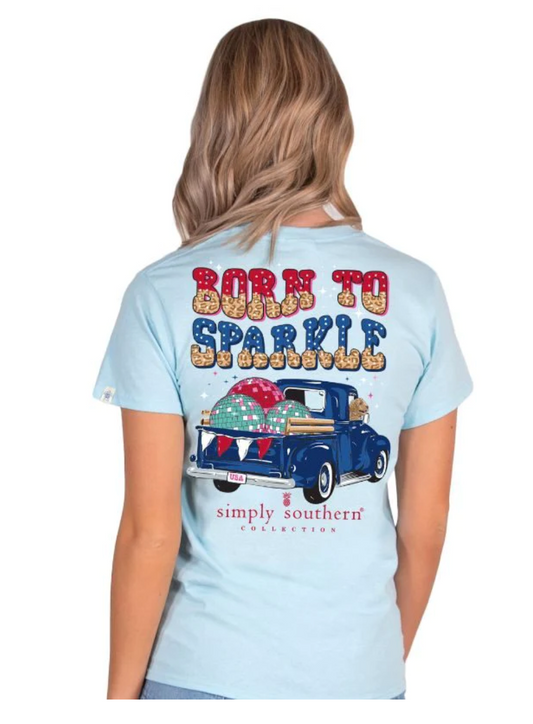 SIMPLY SOUTHERN SPARKLE SHORT SLEEVE