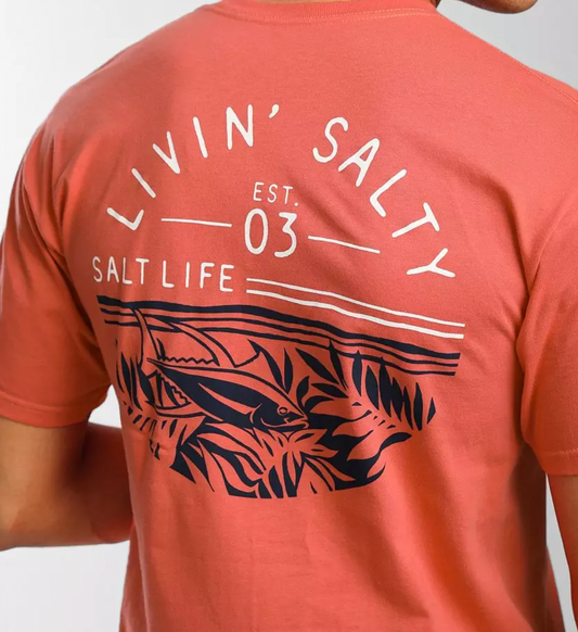 SALT LIFE FISH TROPICS SHORT SLEEVE