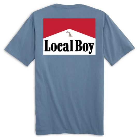 LOCAL BOY OUTFITTERS SMOKED SLATE SHORT SLEEVE**