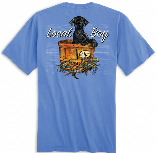 LOCAL BOY OUTFITTERS CRABBY BASKET MARINE SHORT SLEEVE**