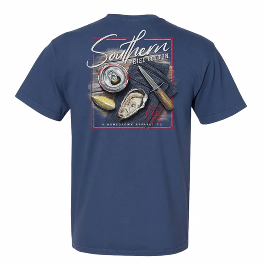 SOUTHERN FRIED COTTON OYSTER ROAST SHORT SLEEVE