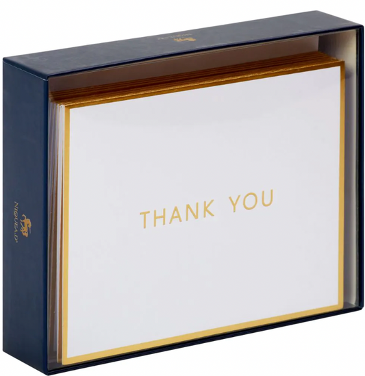 GOLD BOXED NOTE CARDS