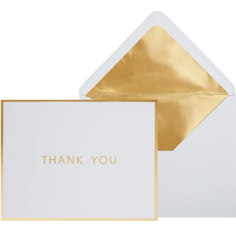 GOLD BOXED NOTE CARDS