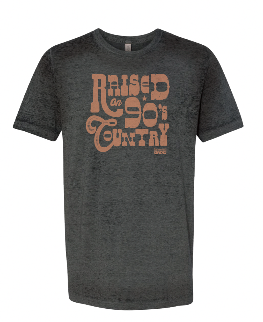 TURNROWS LADIES RAISED ON 90"S COUNTRY SHORT SLEEVE