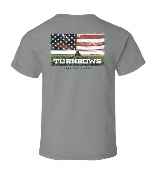 TURNROWS YOUTH LAND THAT I LOVE SHORT SLEEVE TEE GREY