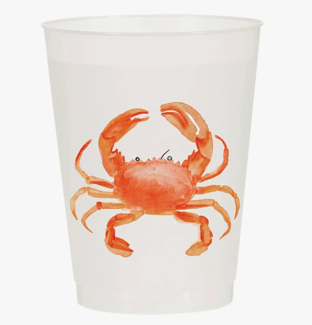 STONE CRAB FROSTED CUPS BOIL PACK OF 10 CUPS