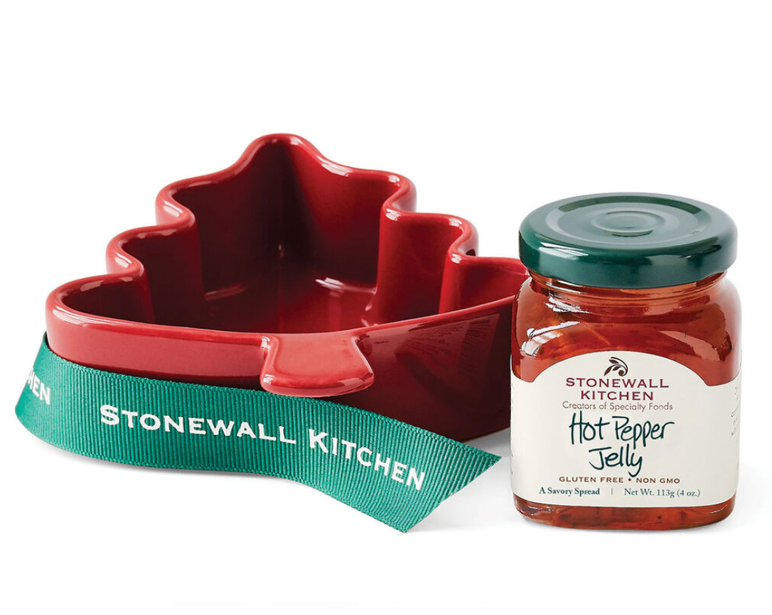 STONEWALL KITCHEN HOT PEPPER JELLY TREE RAMEKIN