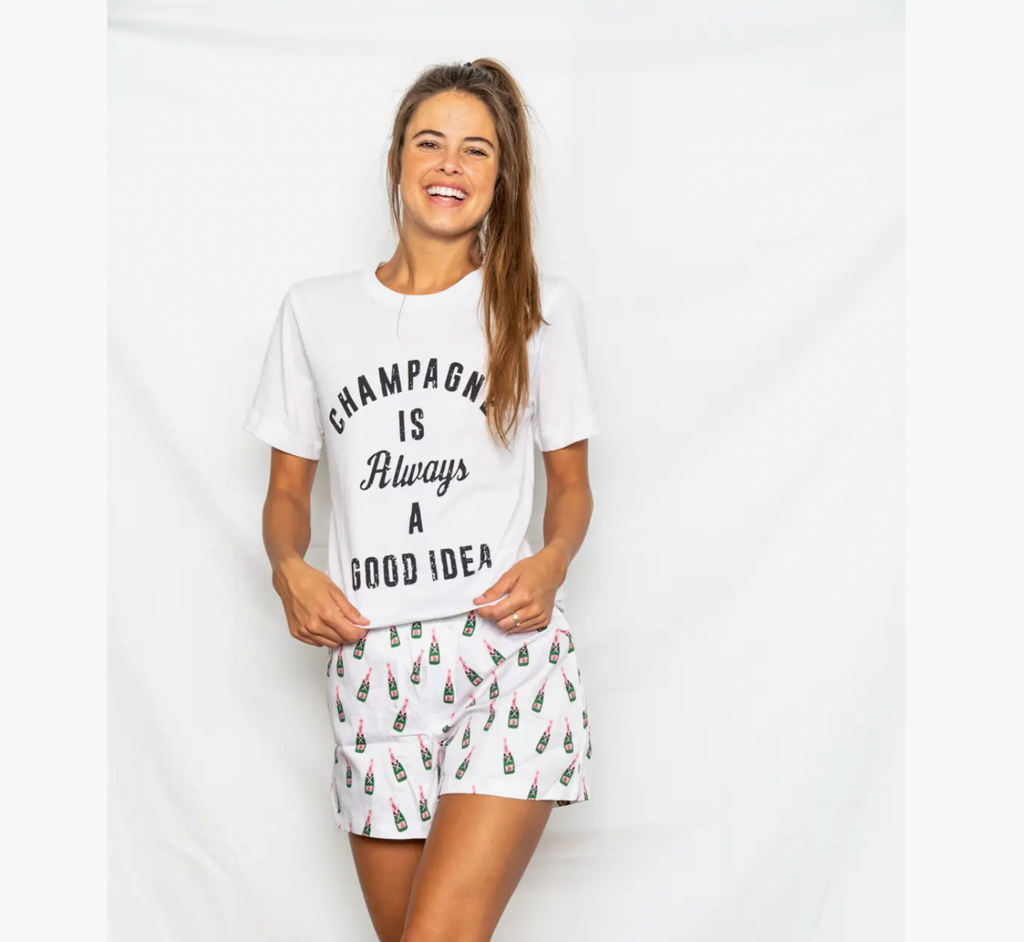CHAMPAGNE IS ALWAYS A GOOD IDEA SHIRT